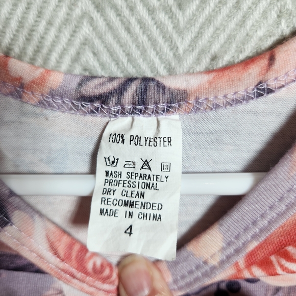 Jona Michelle & Unbranded Floral Girls 4 Dresses Set - Pink and Purple #spring - Picture 3 of 16